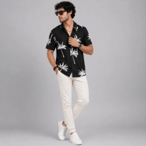 Scanshop India Men Comfort Floral Opaque Printed Casual Shirt