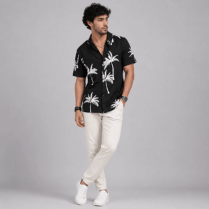 Scanshop India Men Comfort Floral Opaque Printed Casual Shirt