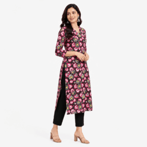 Scanshop India Women's Floral Printed Kurta