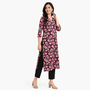 Scanshop India Women's Floral Printed Kurta