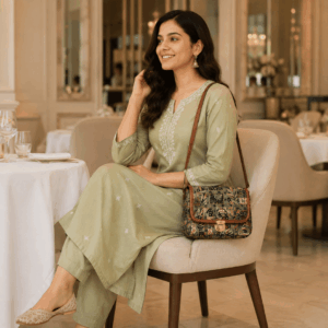 Scanshop India Navrang Floral Women's Sling Bag