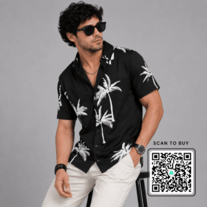 Scanshop India Men Comfort Floral Opaque Printed Casual Shirt