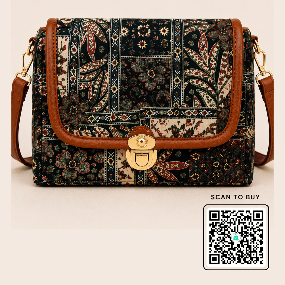 Scanshop India Navrang Floral Women's Sling Bag