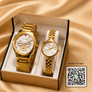 Scanshop India Unisex Pack Of 2 Bracelet Style Straps Analogue Watch