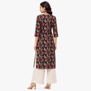 Scanshop India Women's Ethnic Floral Print Kurta