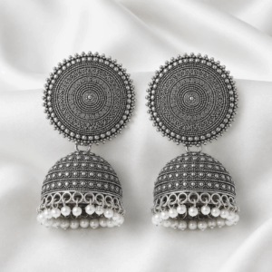 Scanshop India Circular Jhumkas Earrings