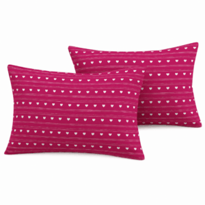 Scanshop India Cream-Coloured & Pink Floral Queen Bedsheet