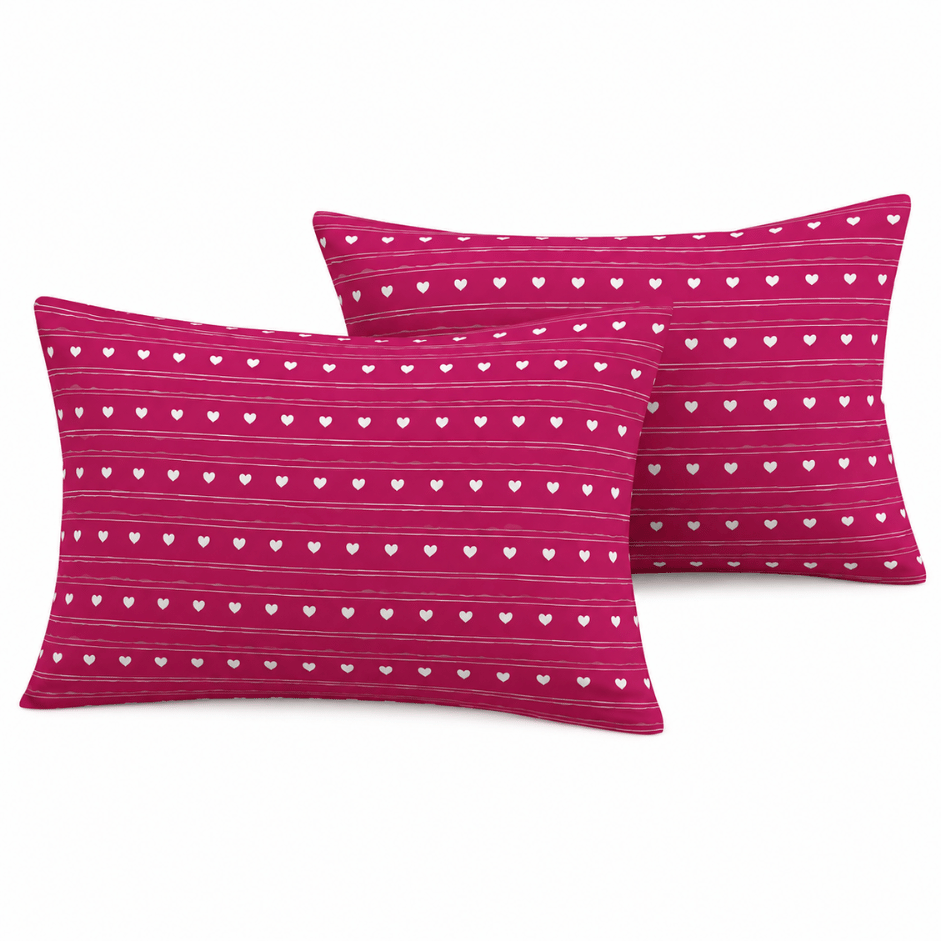 Scanshop India Cream-Coloured & Pink Floral Queen Bedsheet 2