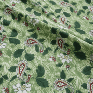 Scanshop India Green Bedsheet with 2 Pillow Covers