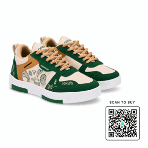 Scanshop India Flower Men Colourblocked Lace-Ups Sneakers