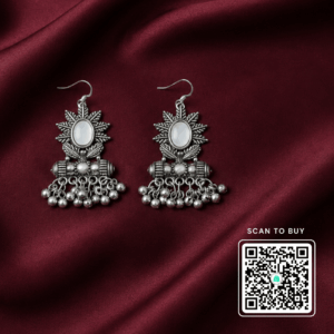 Scanshop India Geometric Drop Earrings