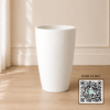 Scanshop India Minimalist White Plant Pots
