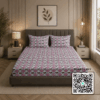 Scanshop India Multicoloured Geometric Bedsheet with 2 Pillow Covers