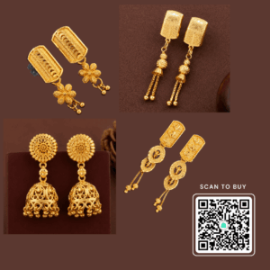 Scanshop India Women Gold Earrings