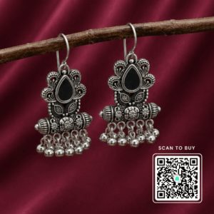 Scanshop India Floral Drop Earrings