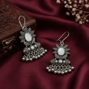 Scanshop India Geometric Drop Earrings