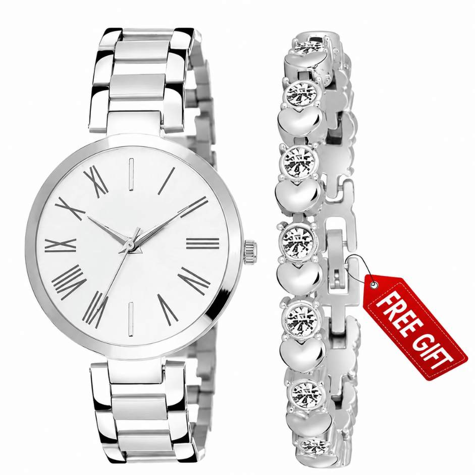 Analogue Watch TN Silver&Bracelet Silver 3