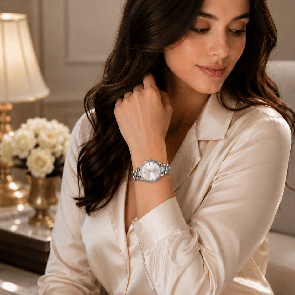 Analogue Watch TN Silver&Bracelet Silver 3 - Image 3