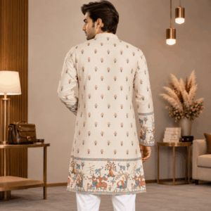 Krishna Ethnic Men Ethnic Motifs Printed Kurta (2)