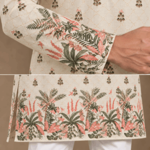 Krishna Ethnic Men Floral Printed Indie Florals Kurta (3)