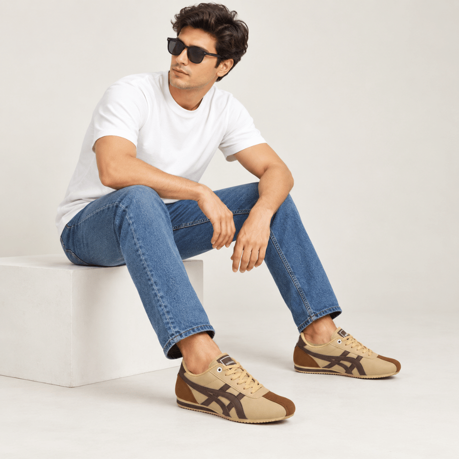 Vanshika Lifestyle Beige & Brown Heritage Sneakers (3)