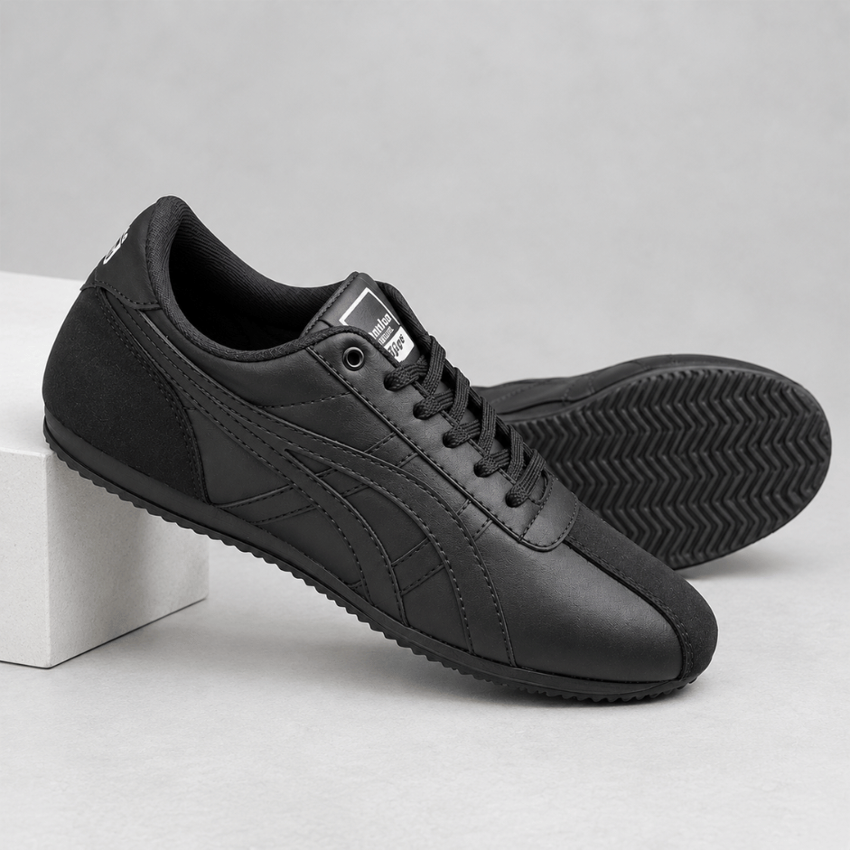 Vanshika Lifestyle Classic All Black Sneakers (3)
