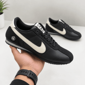 Vanshika Lifestyle Premium Black & Cream Casual Sneakers (1)