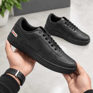 Vanshika Lifestyle Sleek Black Comfort Sneakers (1)