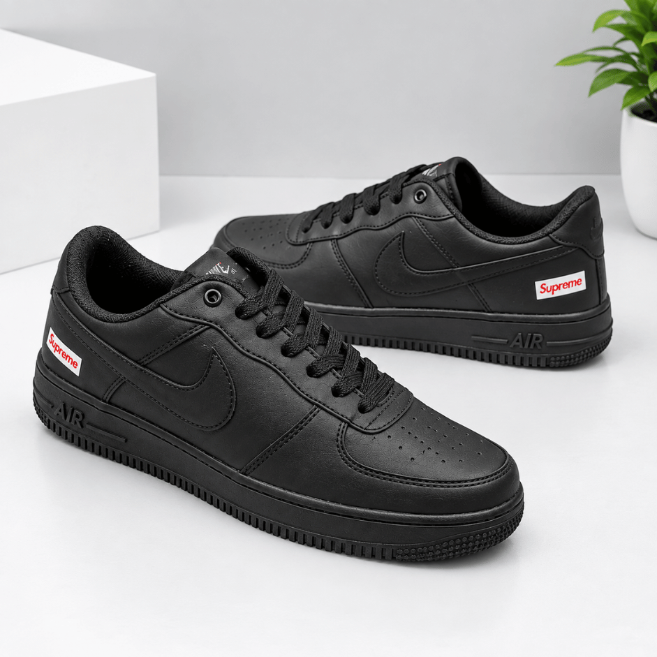 Vanshika Lifestyle Sleek Black Comfort Sneakers (3)