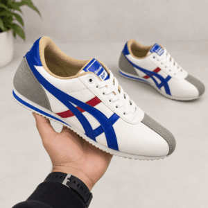 Vanshika Lifestyle White & Blue Retro Sneakers (1)