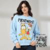 Scanshop India Women Garfield Print Loose Fit Sweatshirt