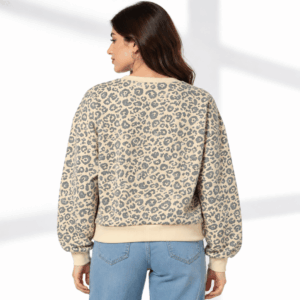 Women All-Over Printed Relaxed Fit Crew-Neck Sweatshirt (3)