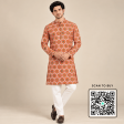Krishna Ethnic Men Regular Fit Kurta with Mandarin Collar
