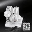 Scanshop India Women Dial & Stainless Steel Straps Analogue Watch TN Silver & Bracelet Silver